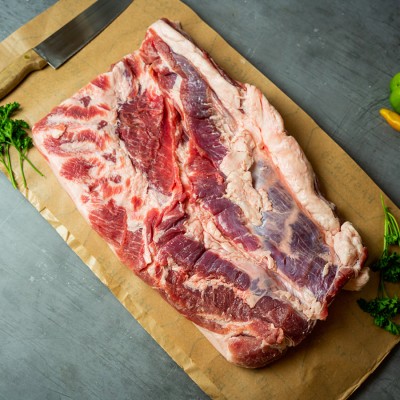 Свинина ребрышки мясные 900 г - купить в Парконмяках